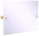 Carolina Crystal Landscape Tilt Mirror with Beveled Edge, Satin Brass
