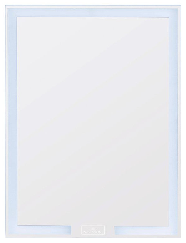 Royale Influence Tall Wall Mount Makeup Vanity Mirror, Smart Touch Mirror
