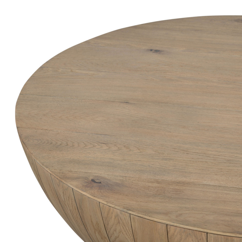 Ryan Oak Coffee Table-Natural Oak Solid