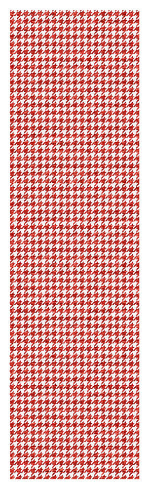 Indoor/Outdoor Hinton HN1 Red Machine Washable 2'3" x 7'6" Rug
