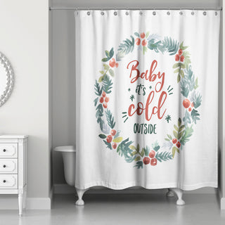 Baby it's Cold Outside Shower Curtain, 71"x74"