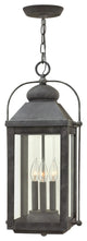 Hinkley Anchorage Large Hanging Lantern, Aged Zinc