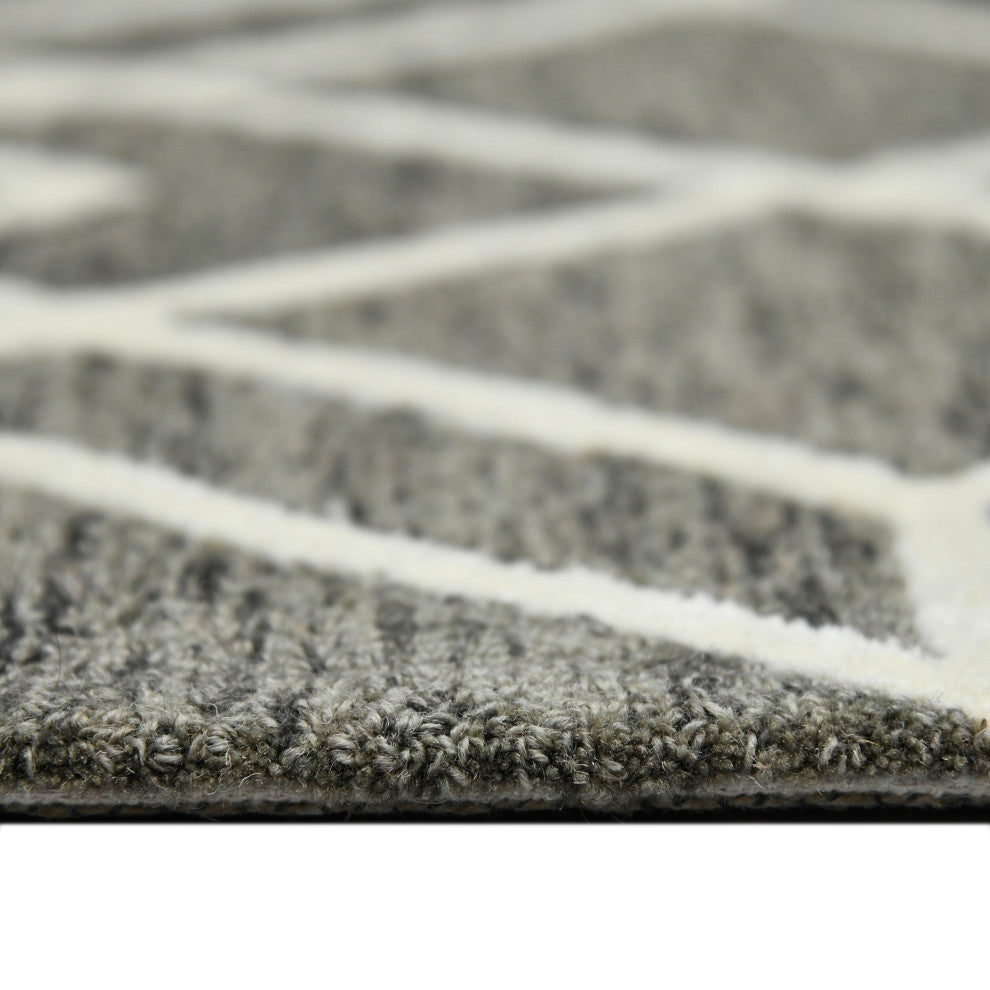 Vista Duncan Area Rug, Taupe, 9' x 13', Geometric