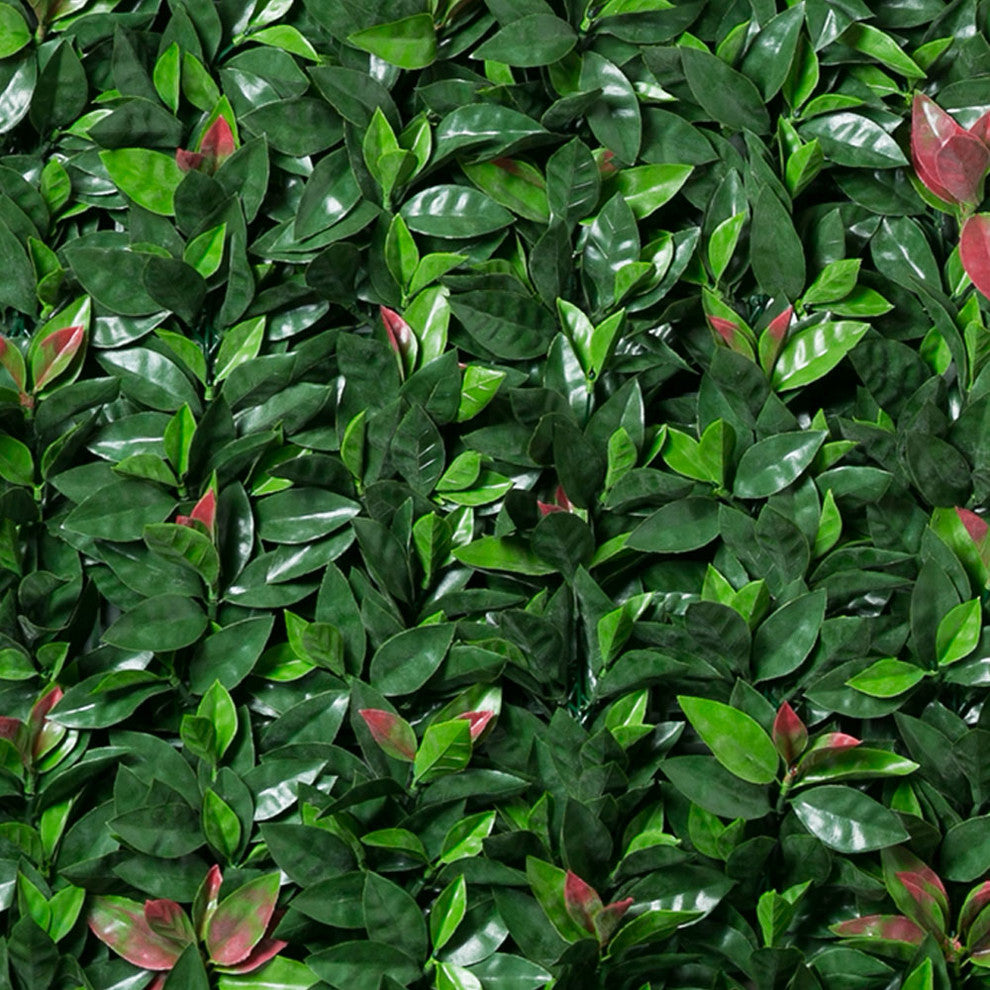 Artificial Laurel Wall Panels, Set of 4, 20"x20"