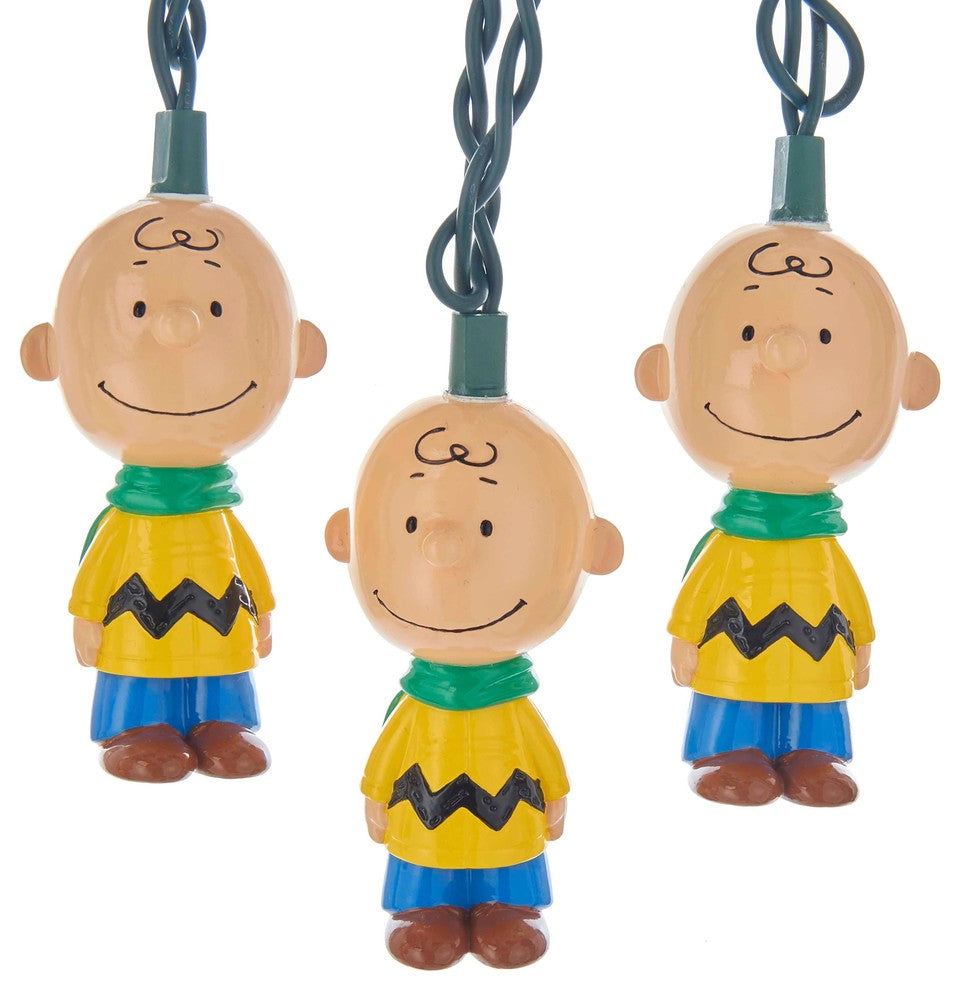 Kurt Adler UL 10 Lights Charlie Brown Light Set