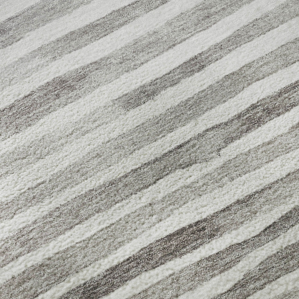 Addison Premium Washable Mayfield AMF187 Gray 3' x 5' Rug