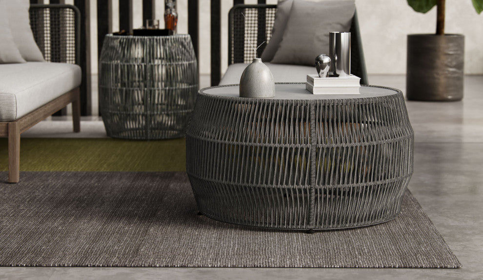 Volta Cocktail Table, Shades of Gray Cord