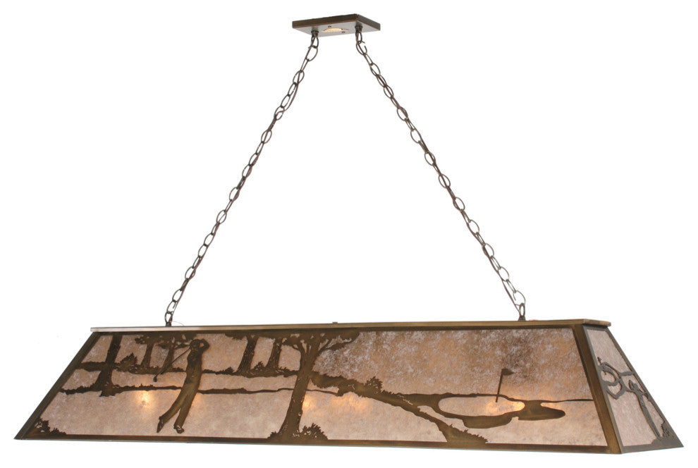 60 Long Golf Oblong Pendant