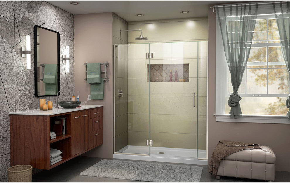 Dreamline Unidoor-X 60 1/2, 61"x72" Hinged Shower Door