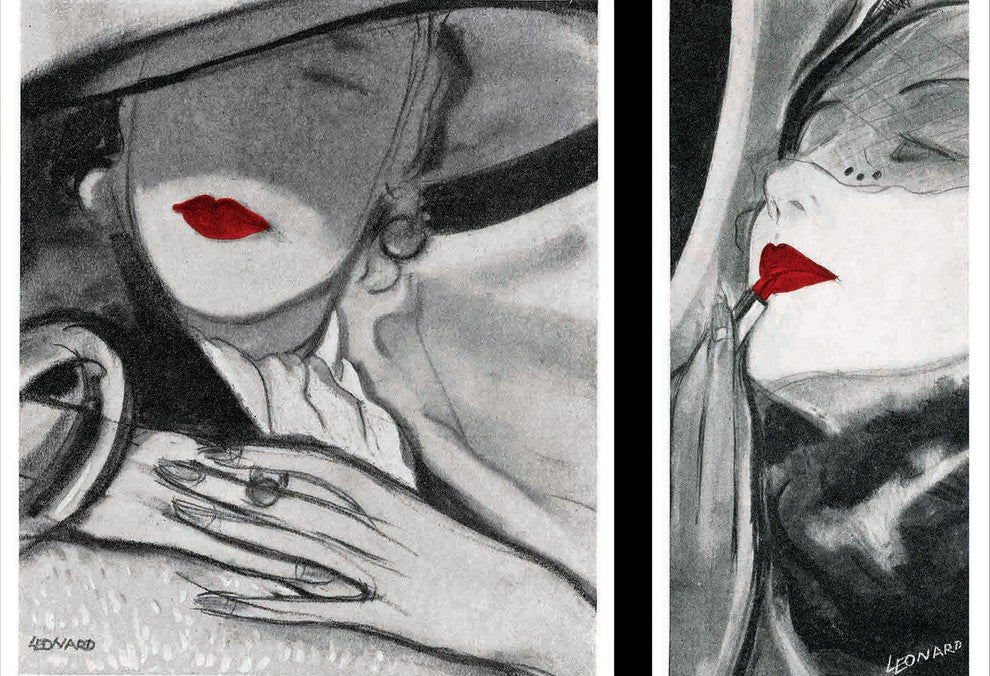 "Hat Lady 2" Painting Print on Wrapped Canvas