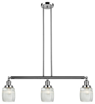 Innovations Lighting 213-Pn-S-G302-Led 3 Light Dimmable Led 38" Island Light