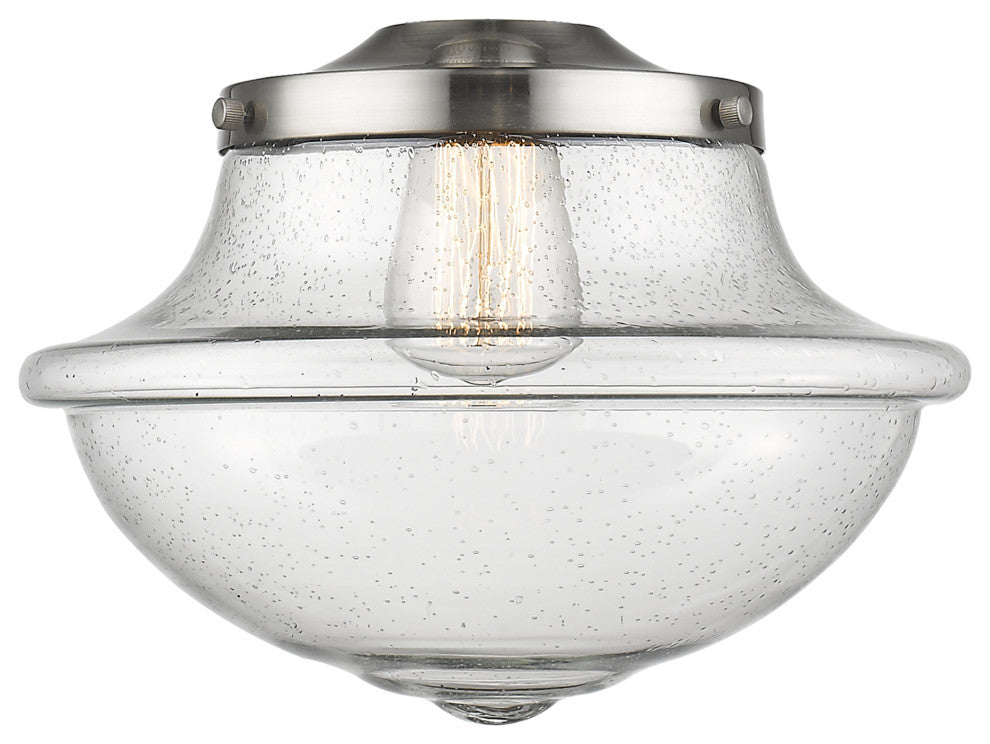 Franklin Restoration Oxford 42" Island Light, Matte Black, Seedy