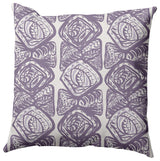 Cowry Cluster Pillow, Purple, 16"x16"