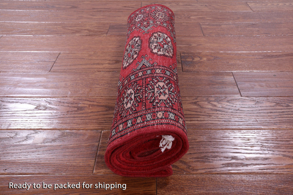 Runner Silky Bokhara Handmade Wool Rug 2' 2" X 5' 4" - Q13768