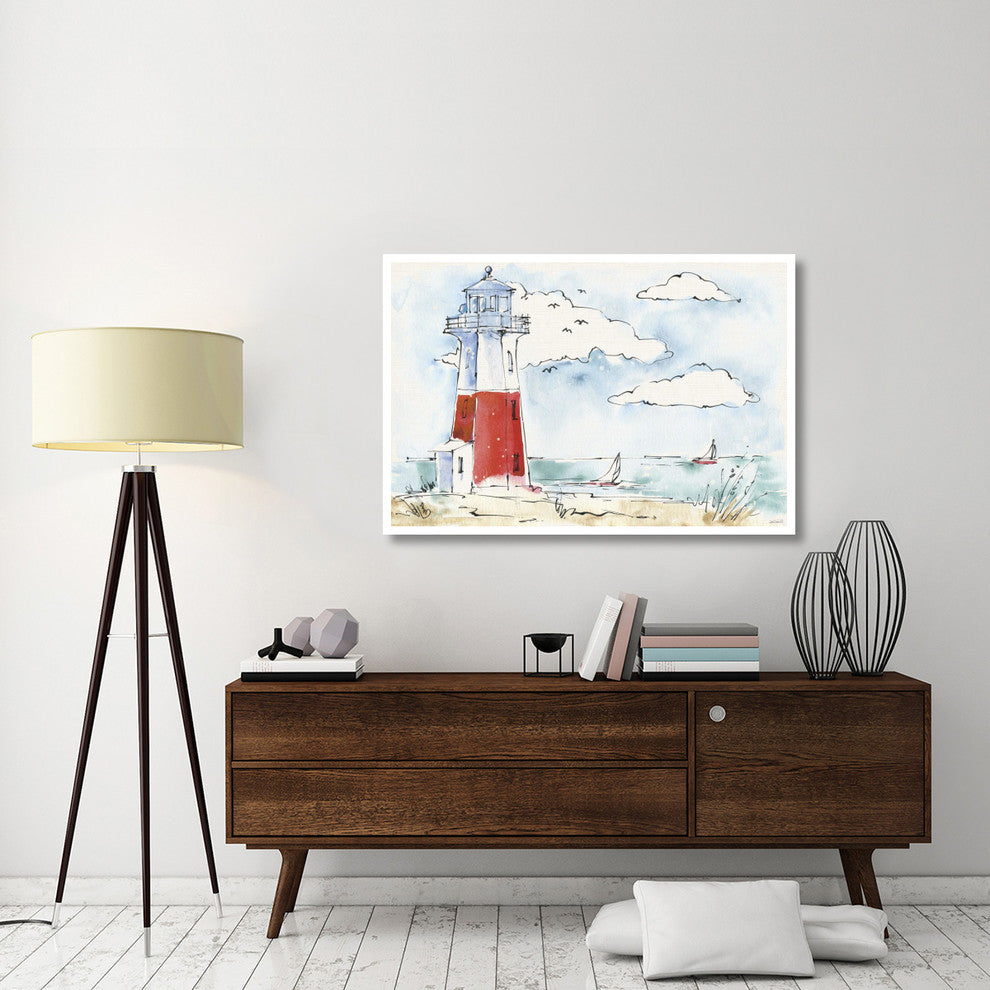 "Coastal Life VII" Digital Paper Print by Anne Tavoletti, 50"x34"