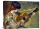 "Girl with a Guitar, 1897" Canvas Giclee by Pierre-Auguste Renoir, 22"x18"