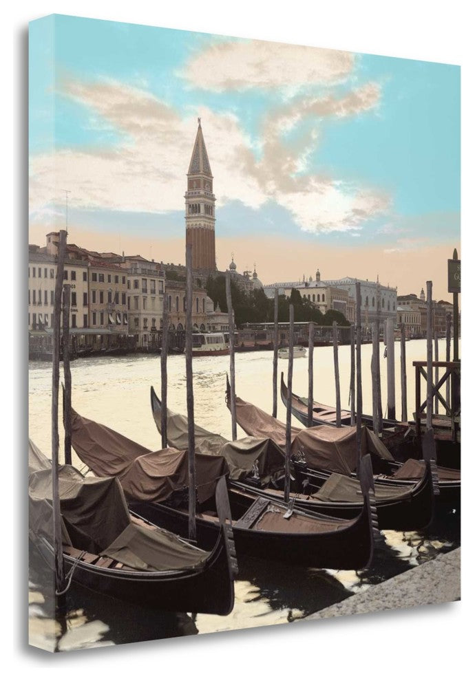 "Campanile VIsta With Gondolas" By Alan Blaustein, Giclee on Gallery Wrap Canvas