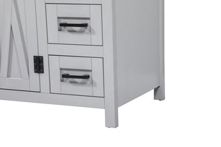 Home Living 19" Farmhouse Grey-Light Bathroom Vanity