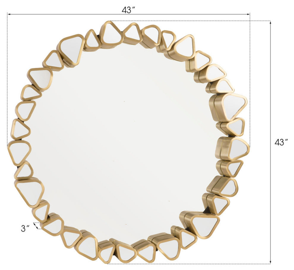 Pebble Mirror, Round