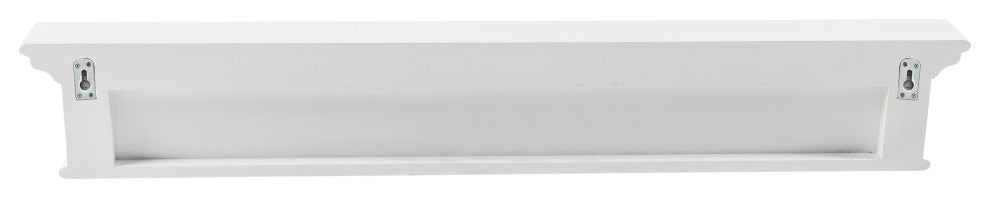 6-Hook Coat Rack, Pure White