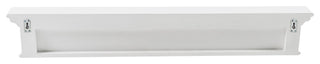 6-Hook Coat Rack, Pure White