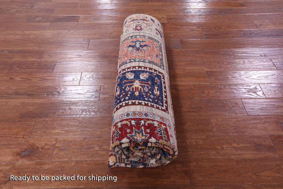 Persian Garden Design Hand-Knotted Rug 6' 8" X 10' 0" - Q12775