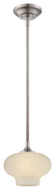 Eco-Gem LED Mini Pendant, Satin Platinum