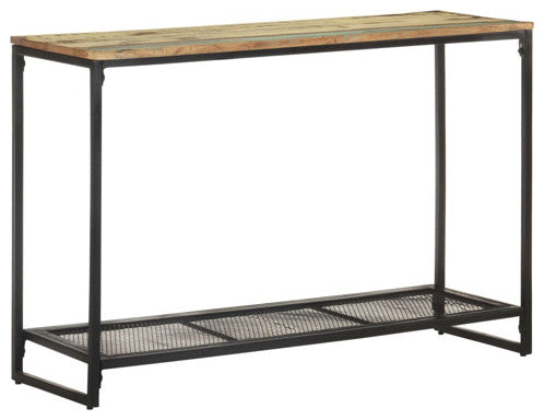 vidaXL Console Table Entryway Table Side Table with Shelf Solid Wood Reclaimed