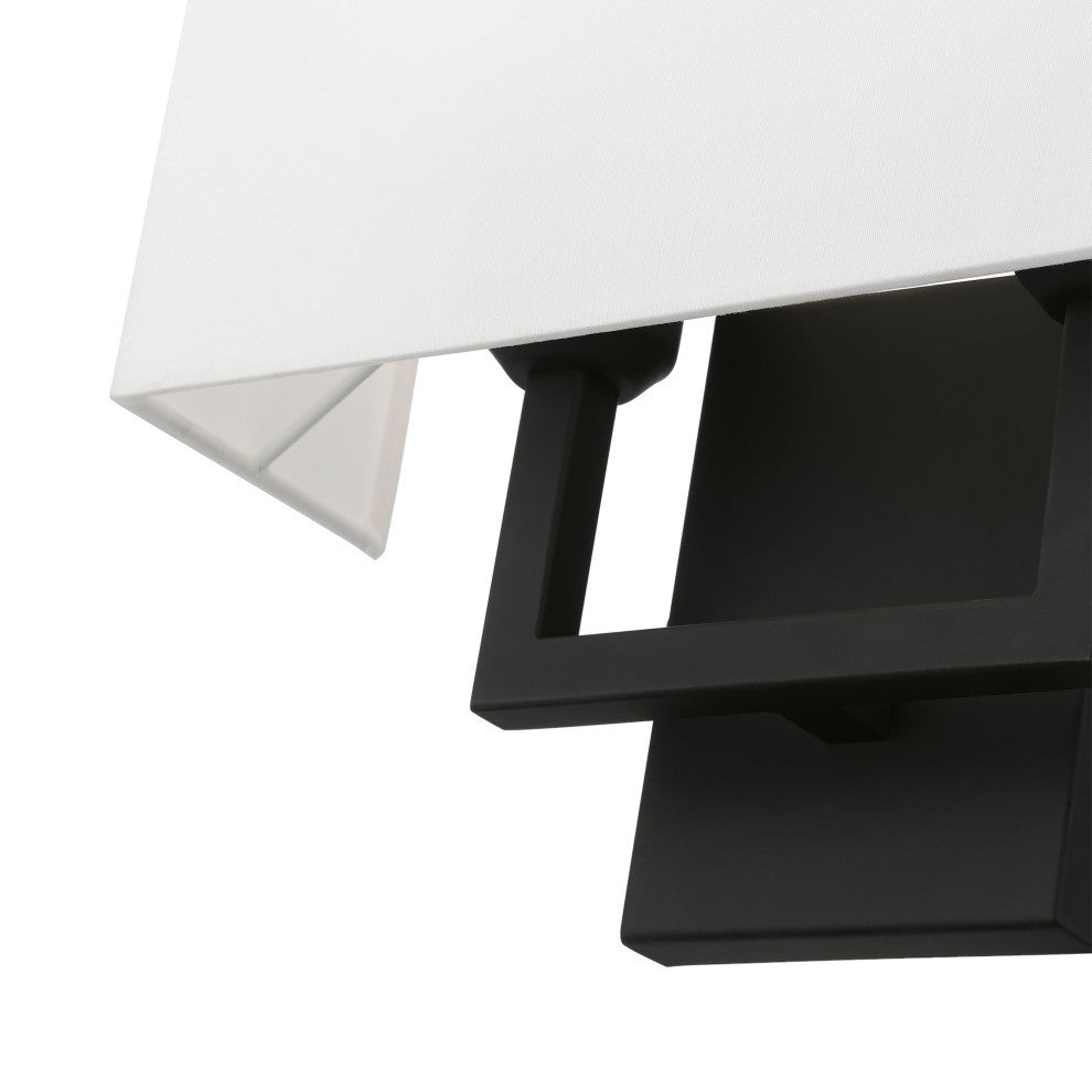 Pierson 2 Light Black ADA Sconce