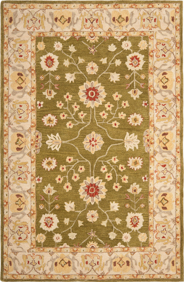 Safavieh Anatolia AN562D 6' Round Moss Rug