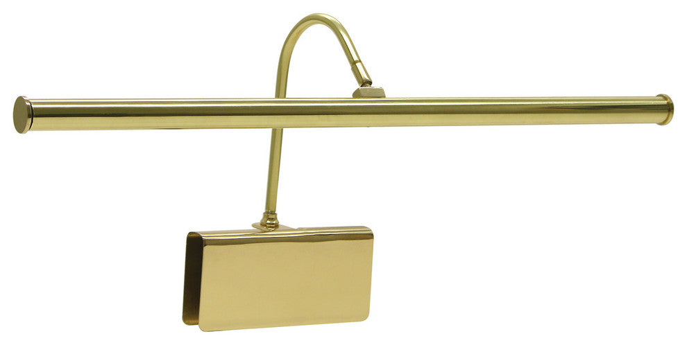Grand Piano LED Clamp Lamp, Polished Brass