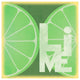 "Citrus - Lime" Digital Paper Print by BG.Studio, 32"x32"
