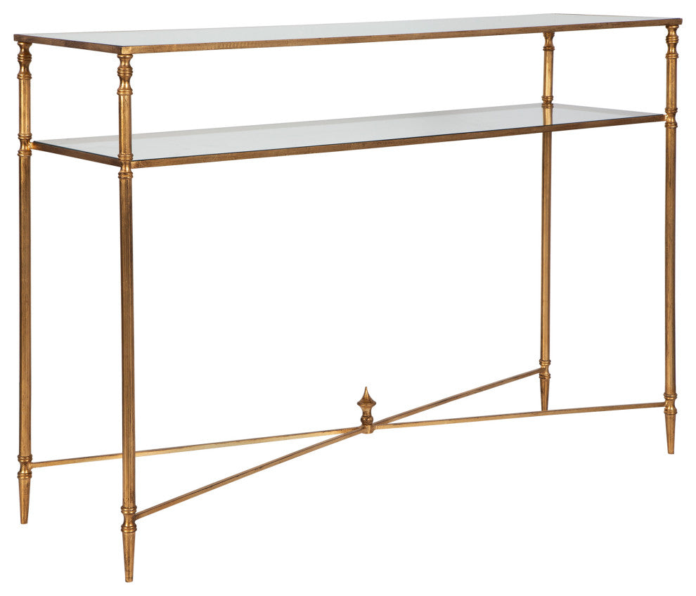 Uttermost Henzler Mirrored Glass Console Table