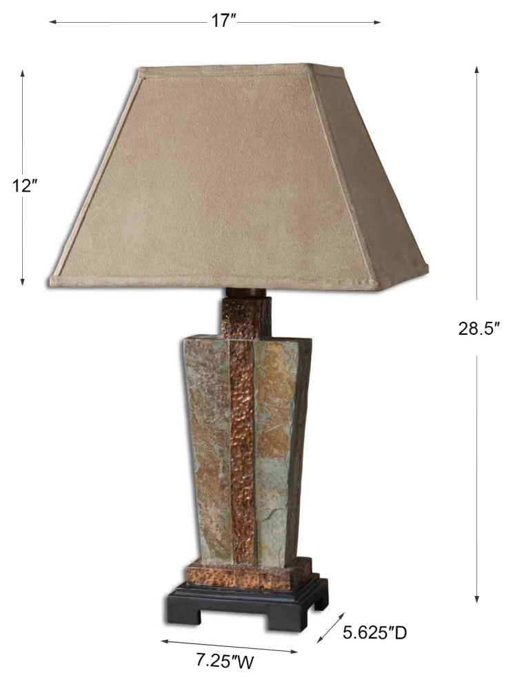 Uttermost Slate Accent Lamp