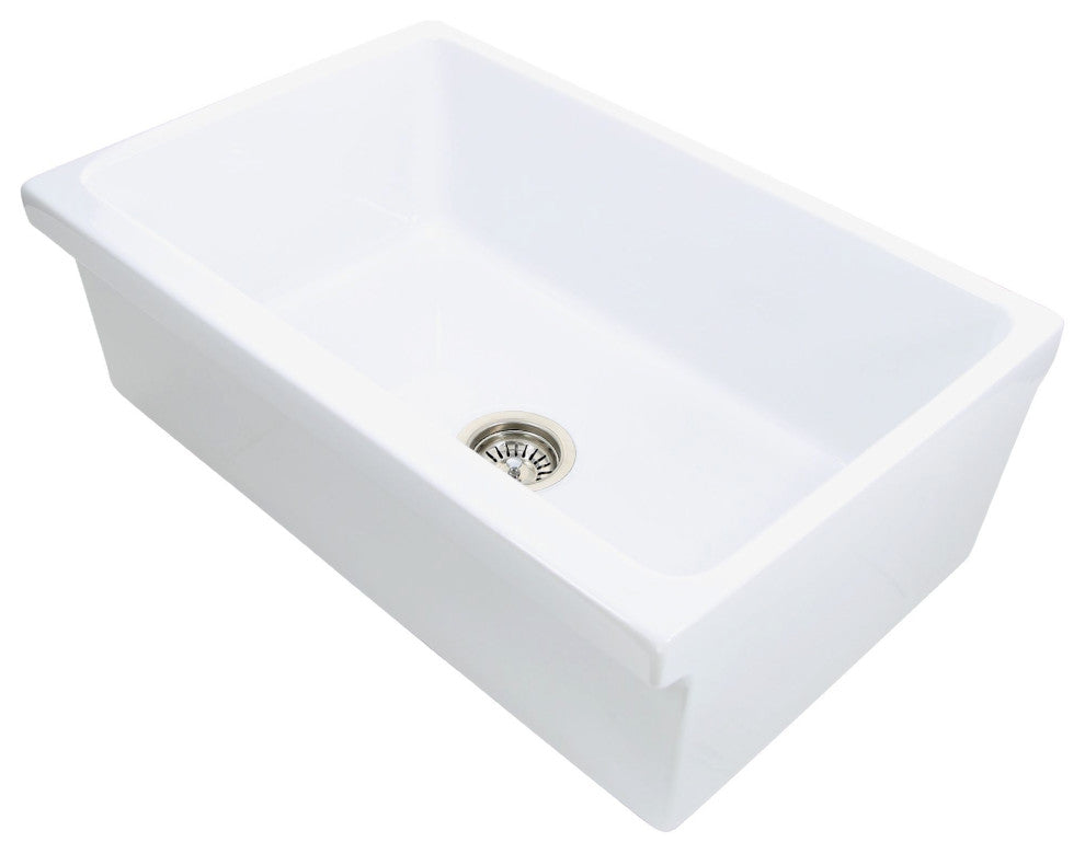Nantucket WHFCDL30 30" Reversible Wequassett Farmhouse Sink