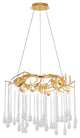 Bethel International CN25C23G 10 Light Chandelier, Gold