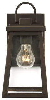 Founders 1-Light Outdoor Wall Lantern, Antique Bronze