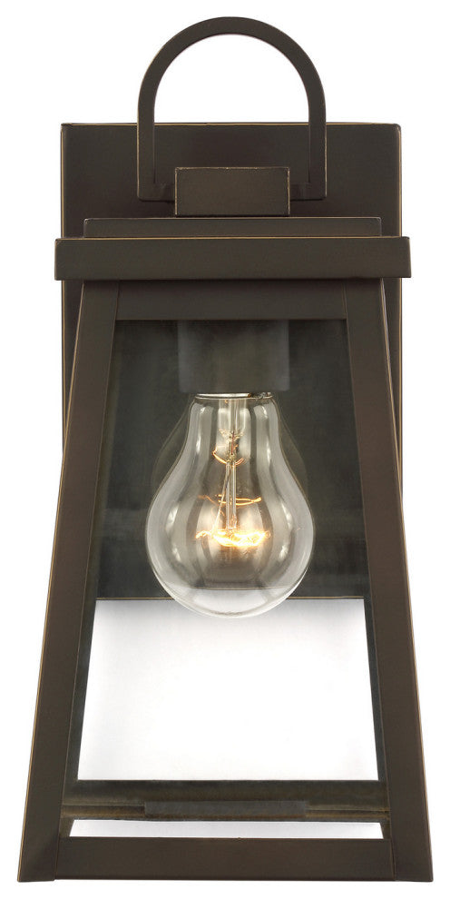 Founders 1-Light Outdoor Wall Lantern, Antique Bronze