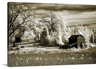 Route 96 Wrapped Canvas Art Print, 48"x32"x1.5"