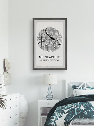 "Minneapolis" Framed Painting Print, 8x12