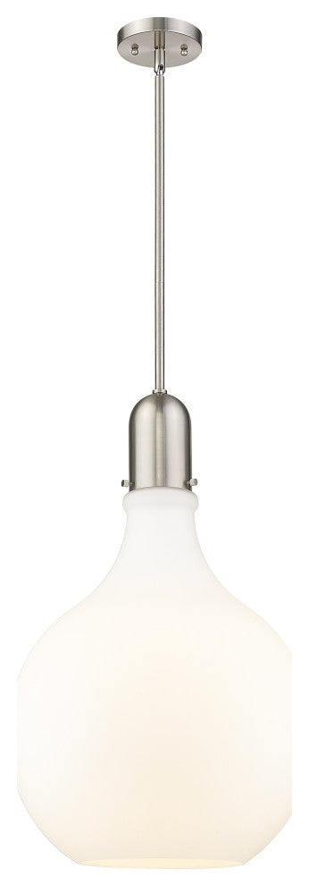 Innovations Lighting 492-1S-SN-G581-16 Amherst 1 Light 15.75" Pendant