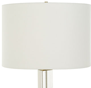 Crystal Column Table Lamp
