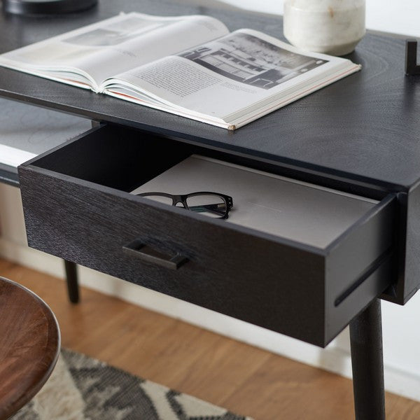 Safavieh Remy 1 Drawer Writing Desk, Black