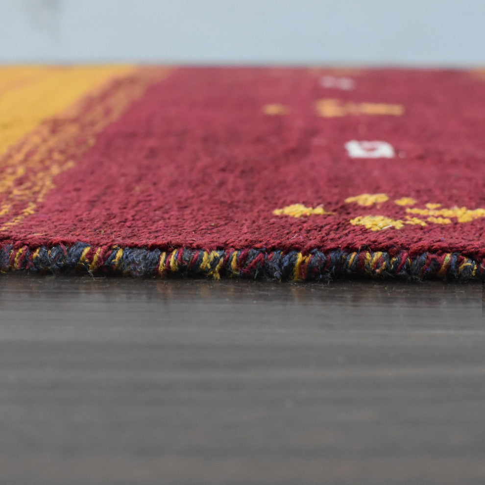 HAND KNOTTED LOOM SILK ECO-FRIENDLY RUG-2'8''x12',Runner,Charcoal Gold,Contempor