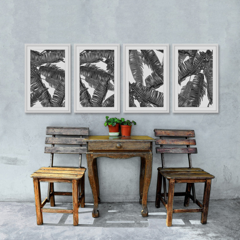 Hobe Sound Quadriptych, 96x36