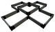 Weathered Wood 'Notre Dame' Raised Garden Bed 6' X 6' X 5.5" - 1" Profile