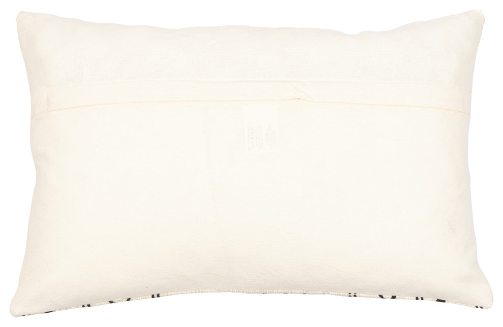 Surya Malian Cream Pillow Shell With Polyester Insert 22"H X 22"W
