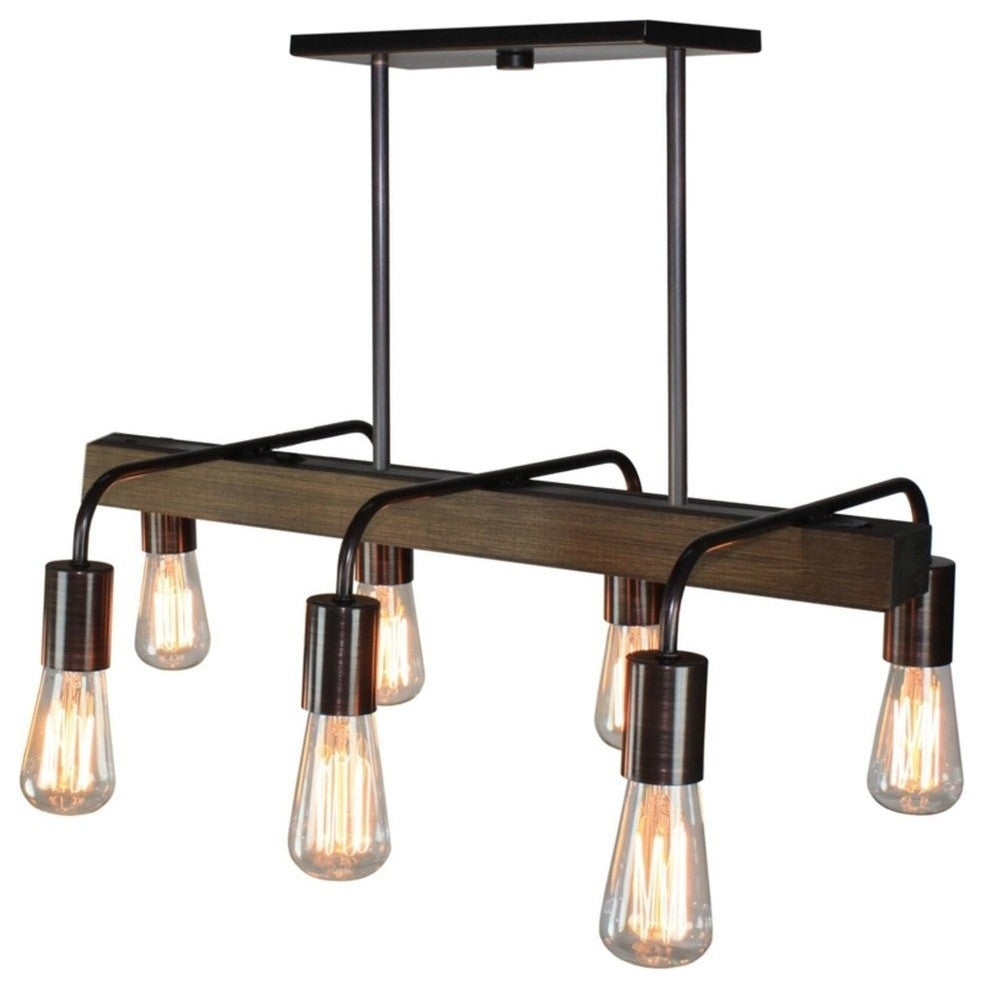Artcraft Lighting AC10456BU Jasper Park Island Light, Bronze