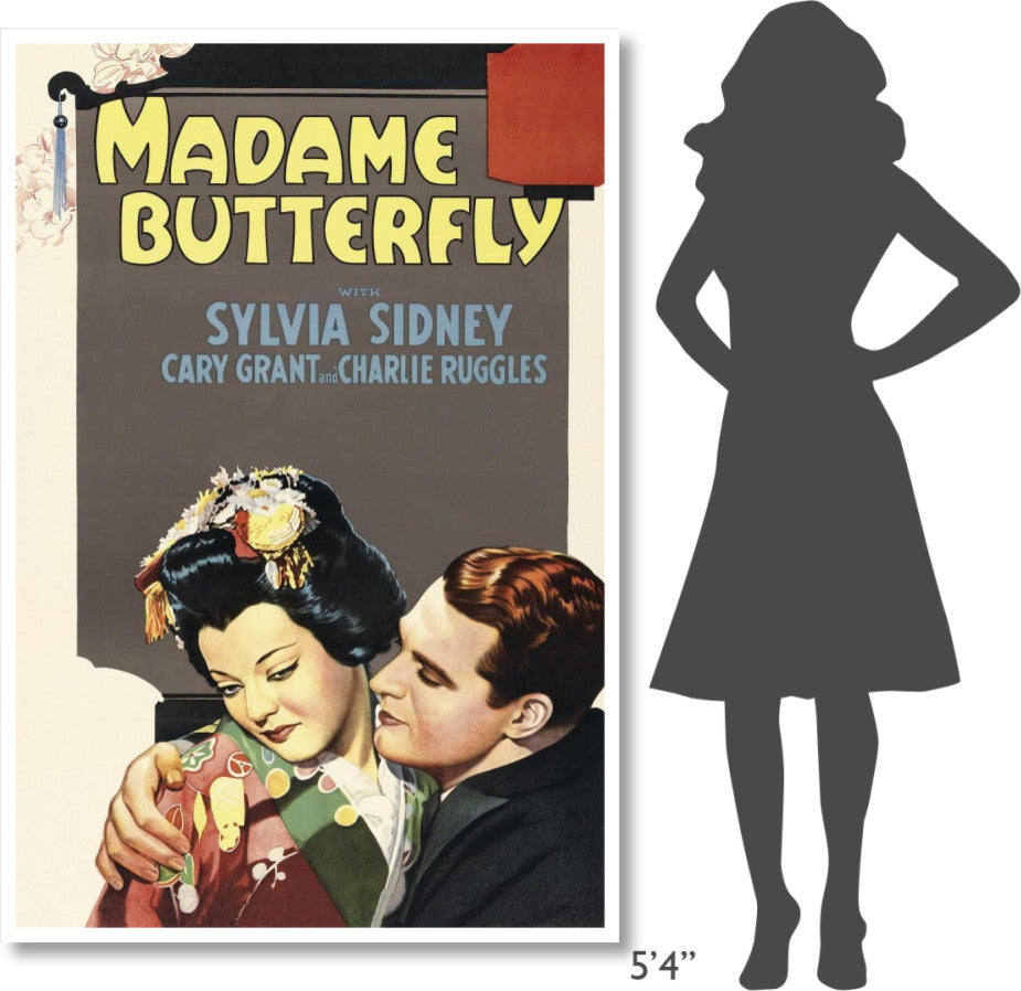 "Vintage Film Posters: Madame Butterfly" Digital Paper Print, 42"x62"