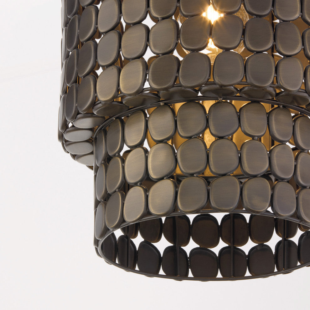 Capital Lighting 354111 Eliana 13"W Pendant - Champagne Brass